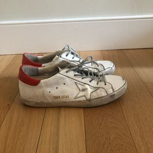 Golden Goose super star sneakers size 9